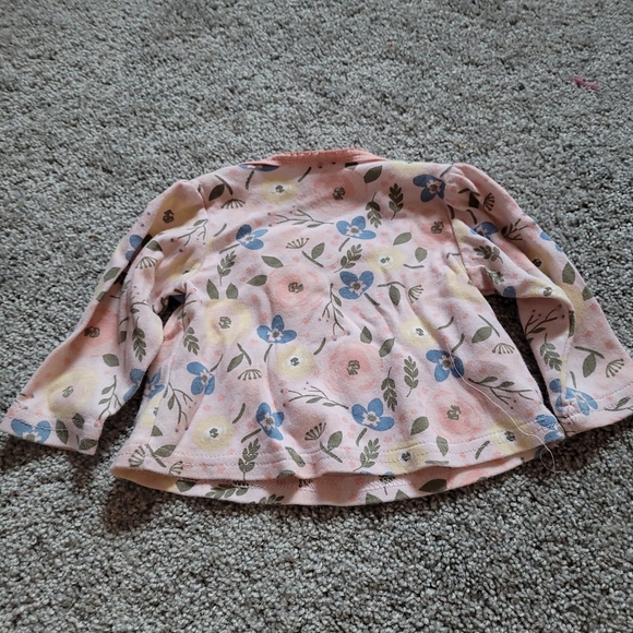 Laura Ashley 2 Piece Outfit 3-6M Peach Ruffles - Picture 3 of 10